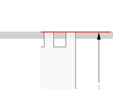 Detailansicht Dekoschal mit Schlaufen